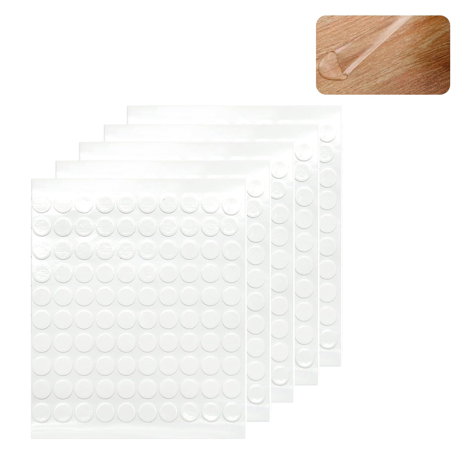 500 sztuk dwustronnych kropek samoprzylepnych, 10 mm, dwustronne podkładki samoprzylepne, okrągłe, samoprzylepne kropki do balonów, dekoracji festiwalowych, DIY, majsterkowania, papieru, szkła, metalu