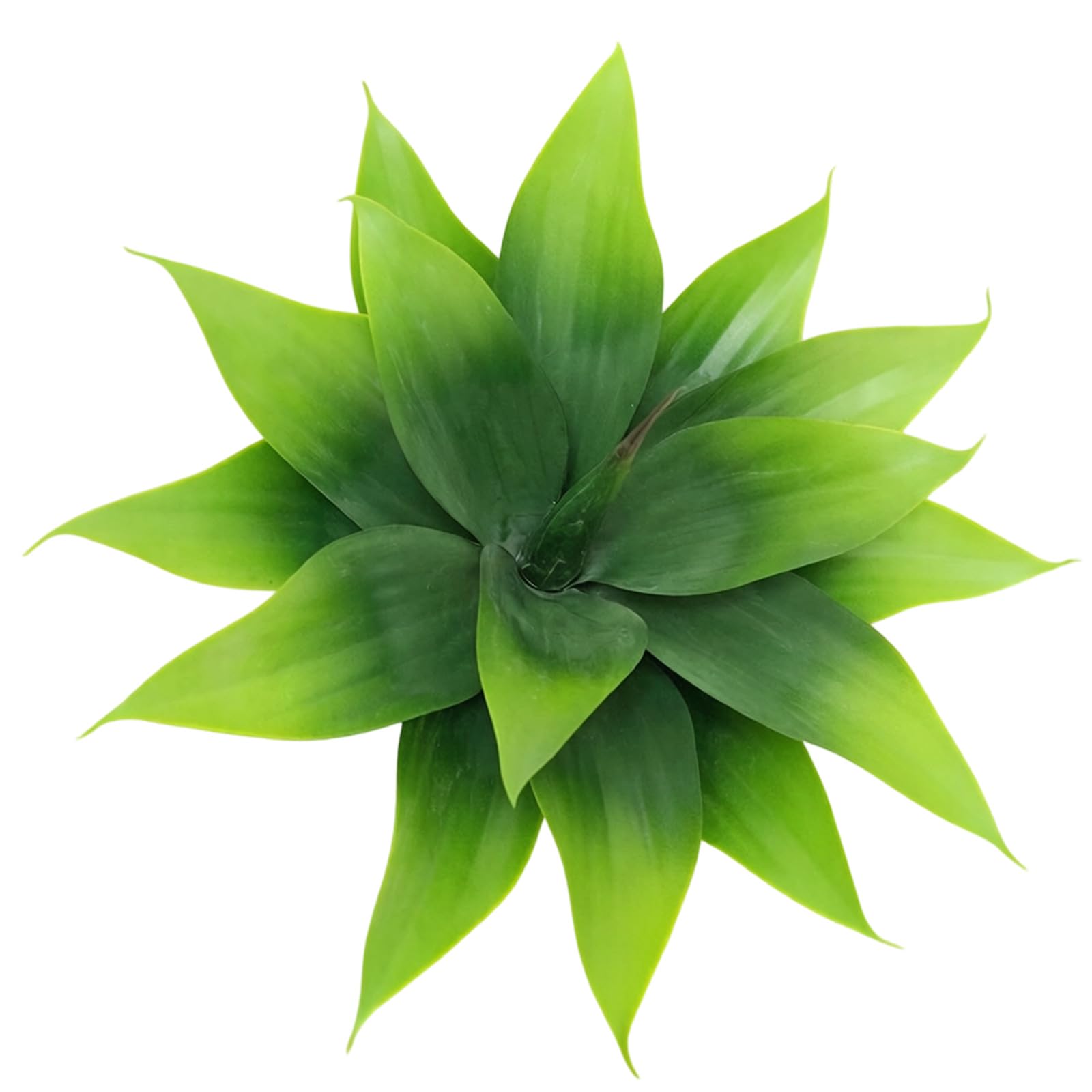 Kaeltsyn Realistic Simulation Agave Heads Artificial Rubber Plant for Home Flower Arrangement Garden Yard Decoration Fraudulent Sappy Bushes