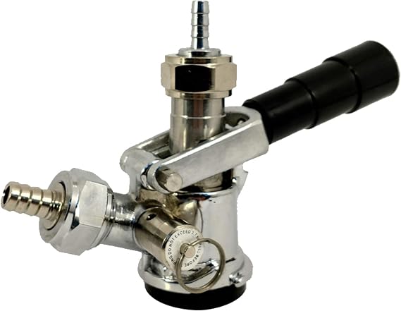 Standard Double Faucet Door Mount Kegerator Keg Tap Conversion Kit