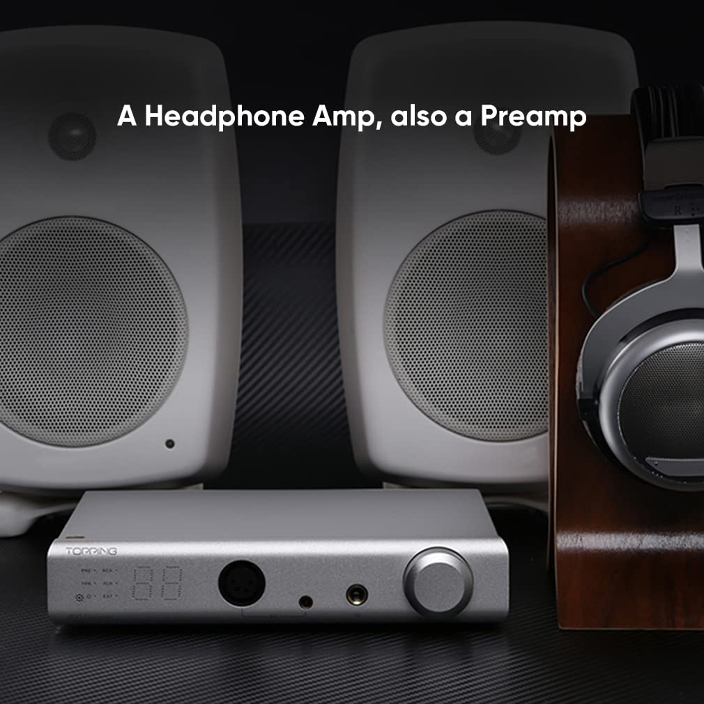 Amplificador Auriculares Topping A50III - Potente, Balanceado, Jack 6.35mm Y 4.4mm, Negro