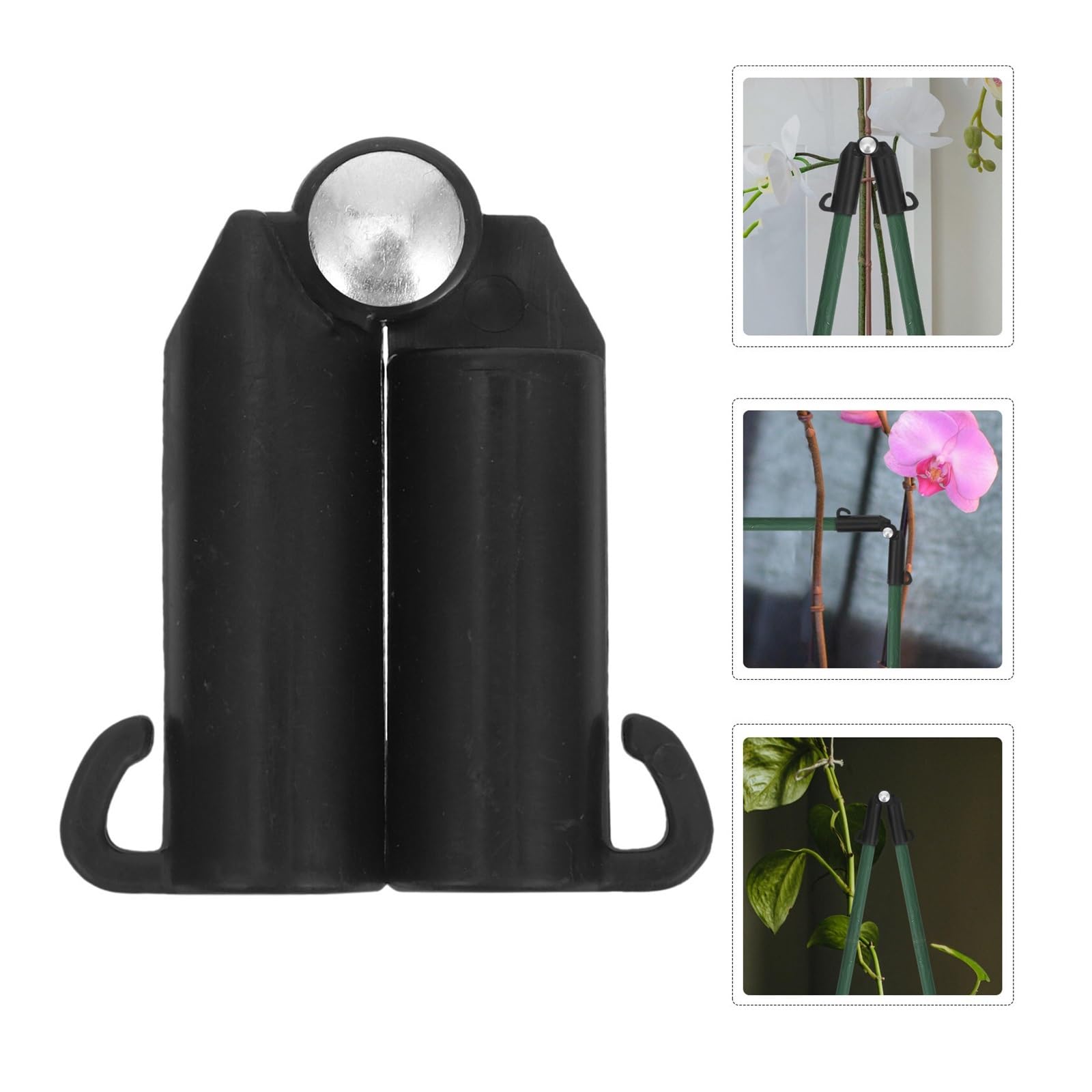 Verstellbare Pflanzen-Rankgitter-Anschlussclip, 40 Stück, Garten-Kreuzschnallen, 11 mm, Verbindungsclip, verstellbares Kunststoff-Spalier für Kletterpflanzen, Stützrahmen für Kletterpflanzen