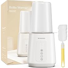 Baby Bottle Warmer, Fast Bottle Warmer for All Bottles, Breast Milk Warmer for Baby Breastmilk or Formula Automatic Shut-Off Digital Display Heat Baby Food at Home Use