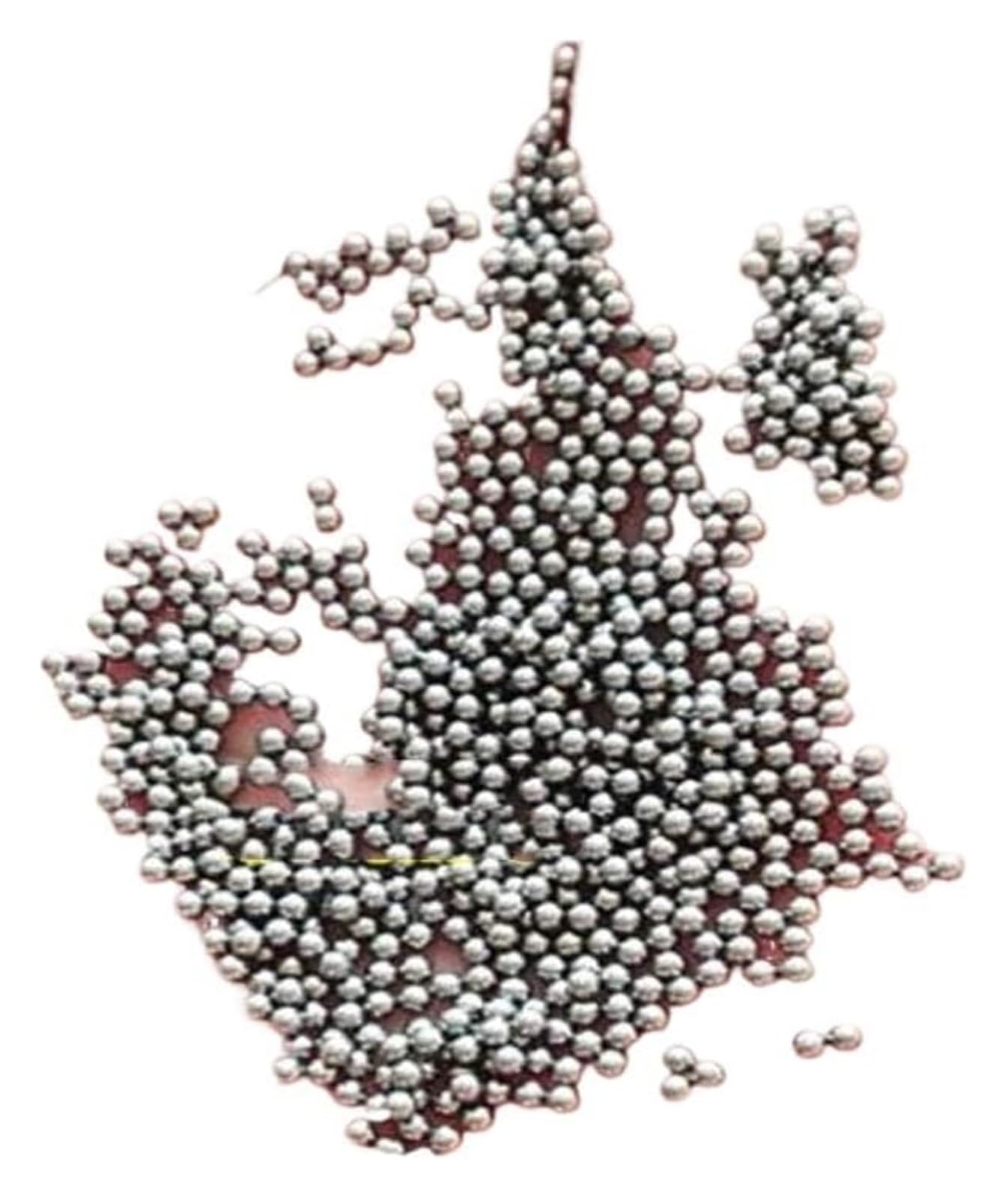 Rodamiento de bolas de acero, bola de acero pequeña de precisión, bola de acero estándar, bola de acero pequeña de 3 mm a 8 mm, 1 kilogramo. 1 kg(5.0mm)