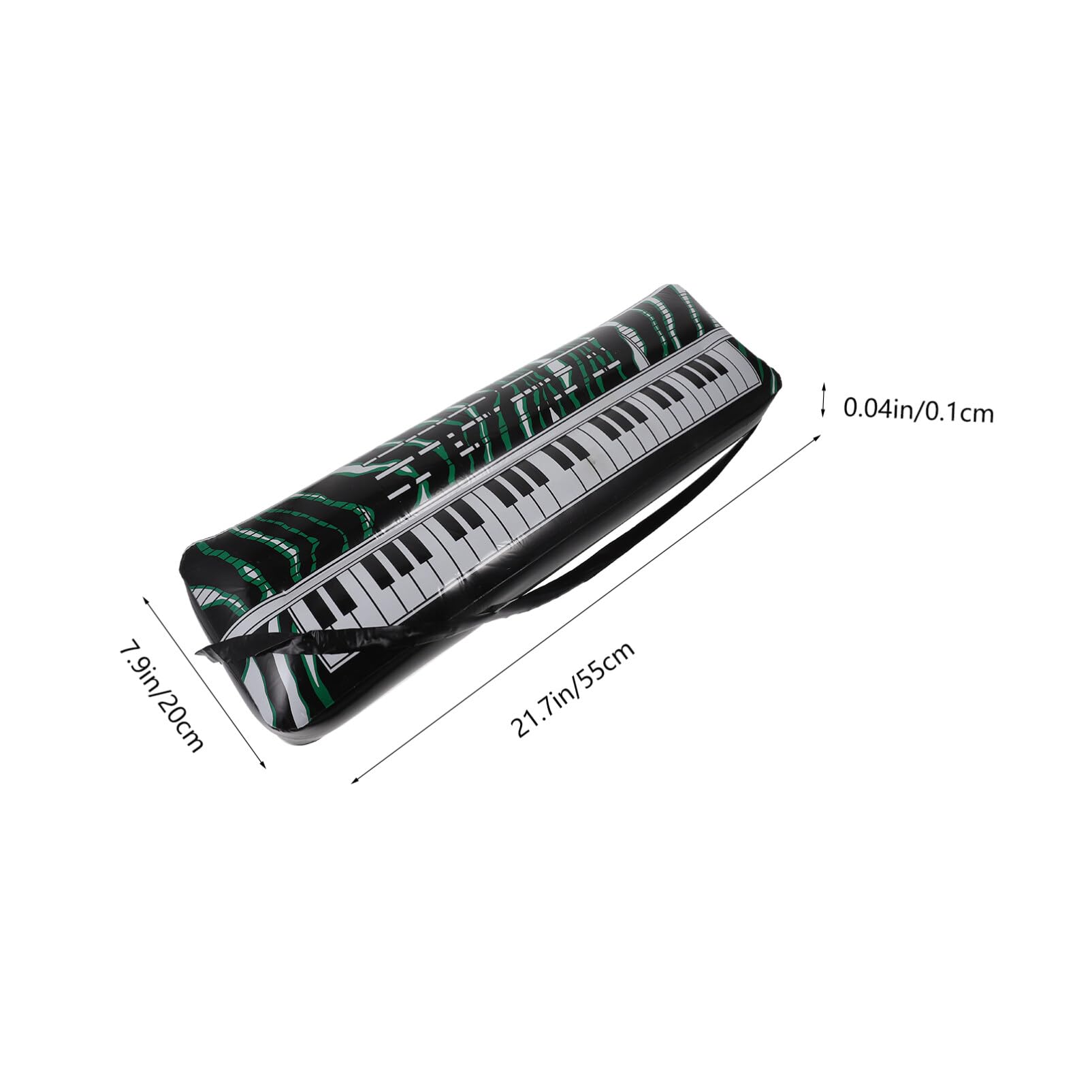 Abaodam Prop Instruments Inflatable Electronic Piano Musical Toy for Boys and Girls Party Supplies Pvc Inflatable Toys