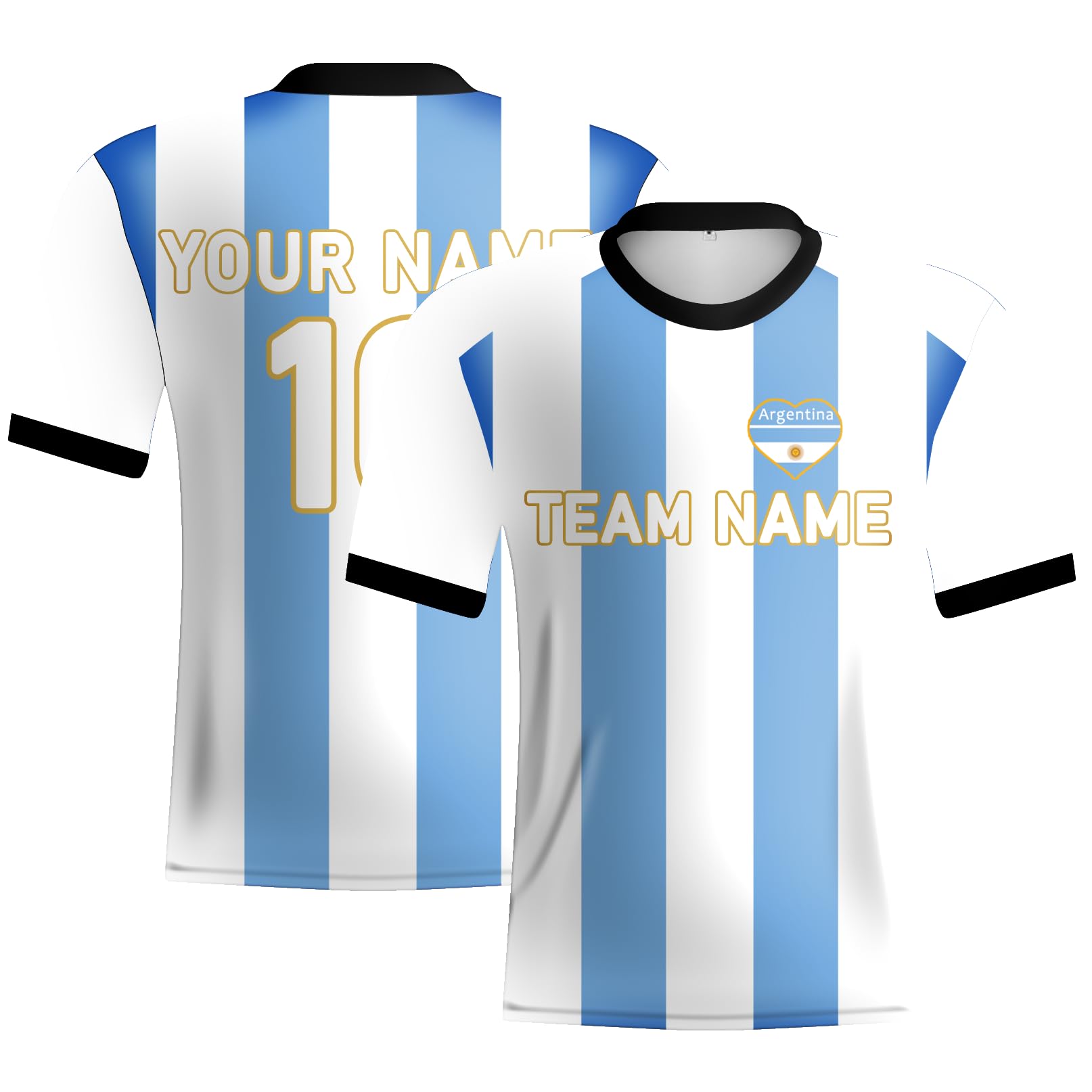 Camiseta vintage de fútbol argentino, camisetas de números con nombre personalizado para niños, hombres, regalos para niños, camiseta de fútbol argentino para fanáticos