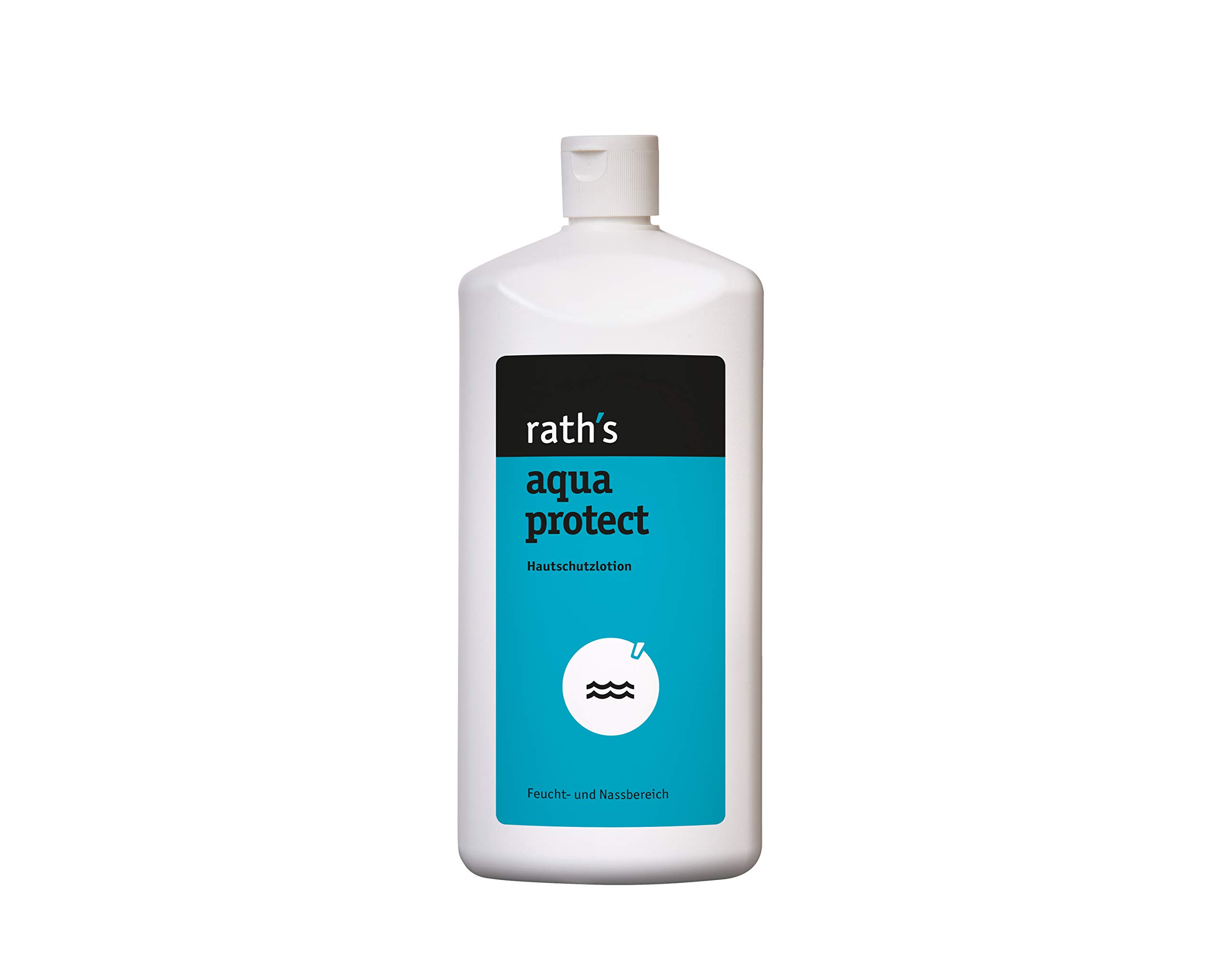 rath's aqua protect wasserfeste Hautschutzlotion, 1-Liter-Flasche