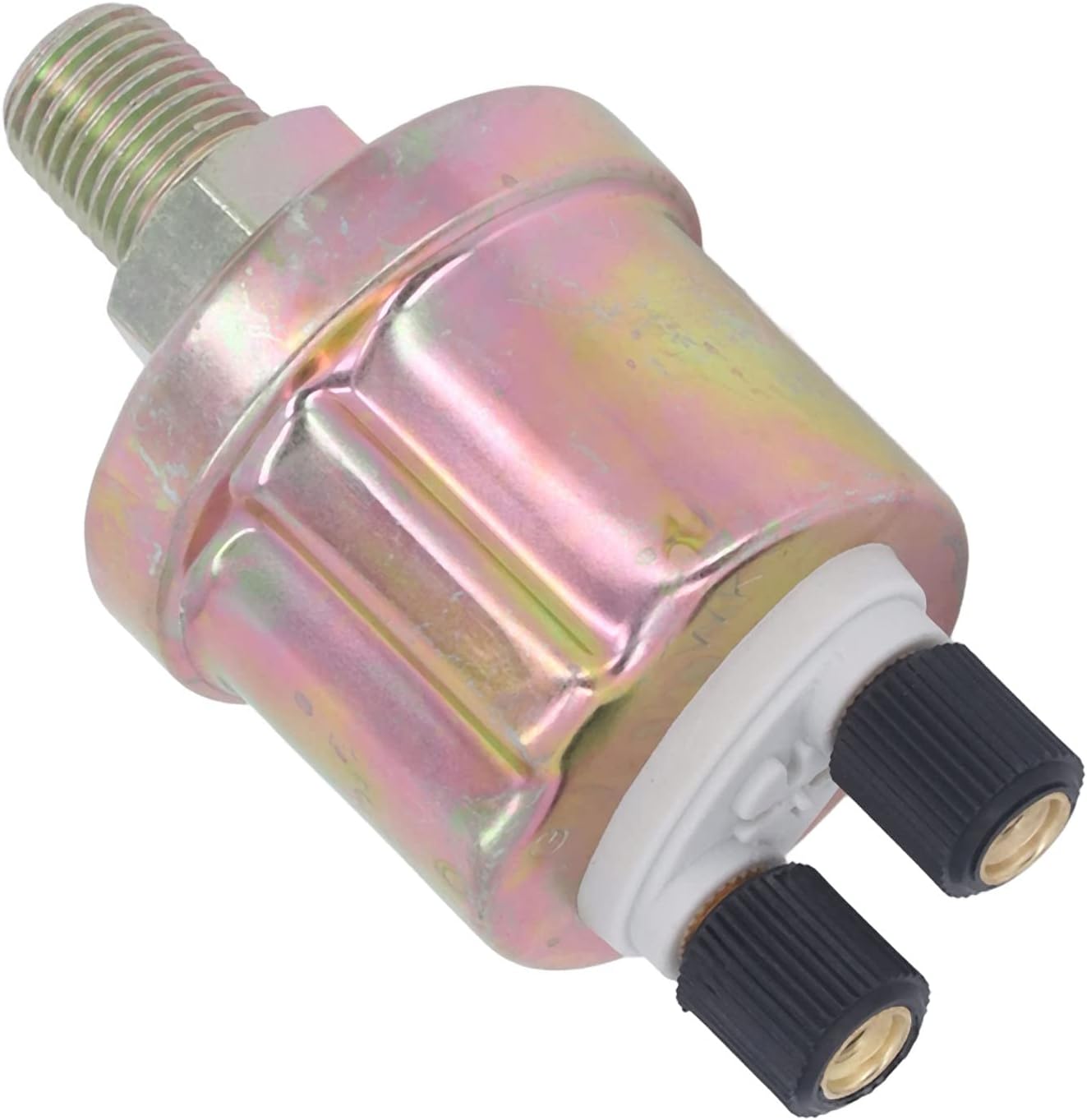 Oil Pressure Sensor, Standard Sturdy Wide Range Aluminum Alloy Engine Oil Pressure Transducer 1/