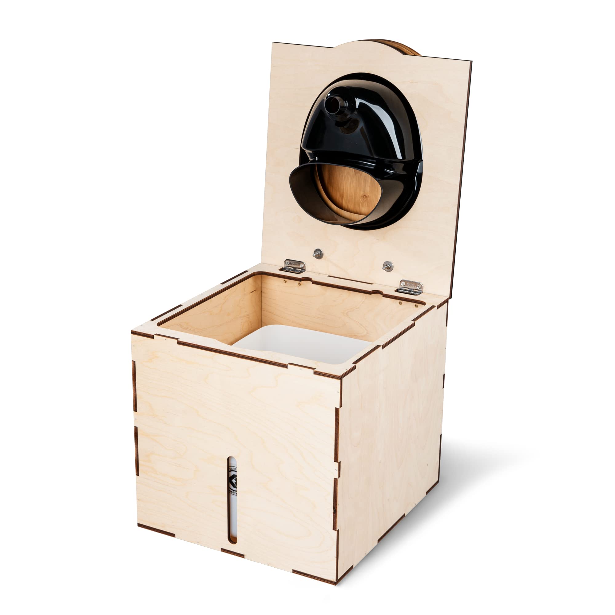 Kildwick EasyLoo Trenntoilette/Trockentoilette schwarz - montiert