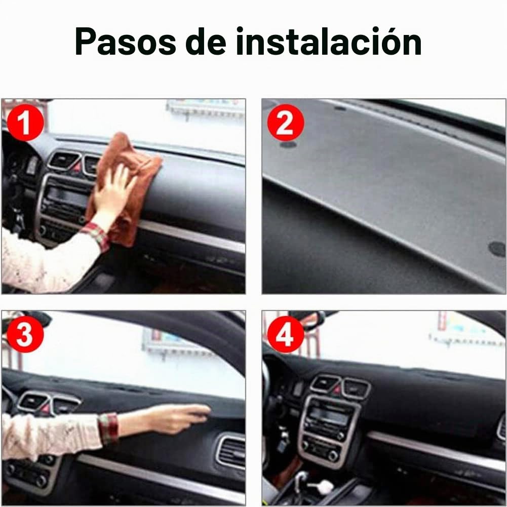 Cubierta de Salpicadero de Coche para Land Rover Discovery 3 4 Range Rover Sport, Alfombrillas Antideslizante para Salpicadero Parasol Protector Interiores Tablero Instrumentos Cubierta