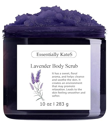 Exfoliante corporal y pies de lavanda 10 oz - Paquete de 1