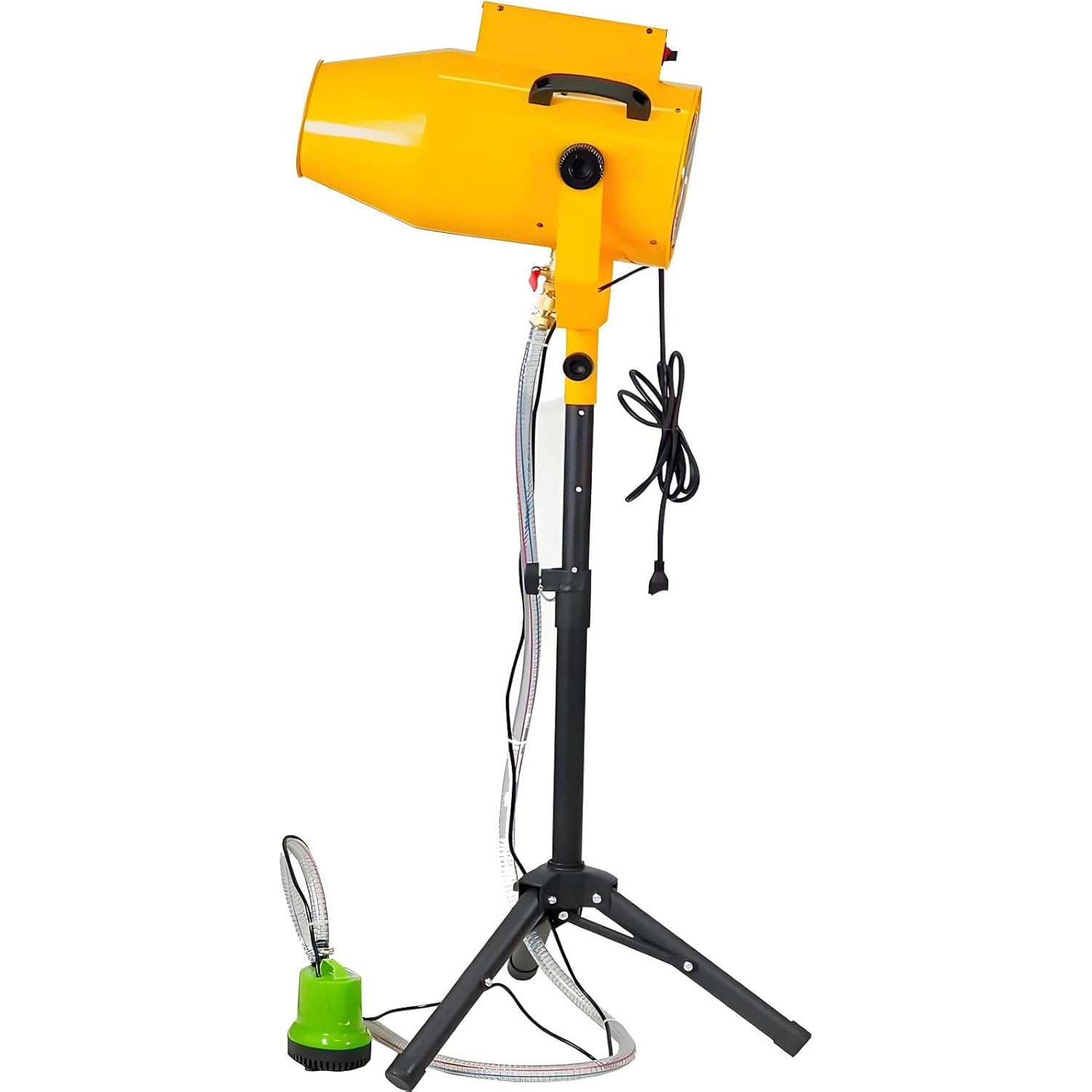 WEIZIIA Large Foam Machine, 1000W Party Foam Cannon, Portable Foam Maker with a Tripod Stand, Powerful Foam Party Machine, For Backyard, Pool, Outdoor Events, Birthdays, Celebrations and Party,Yellow