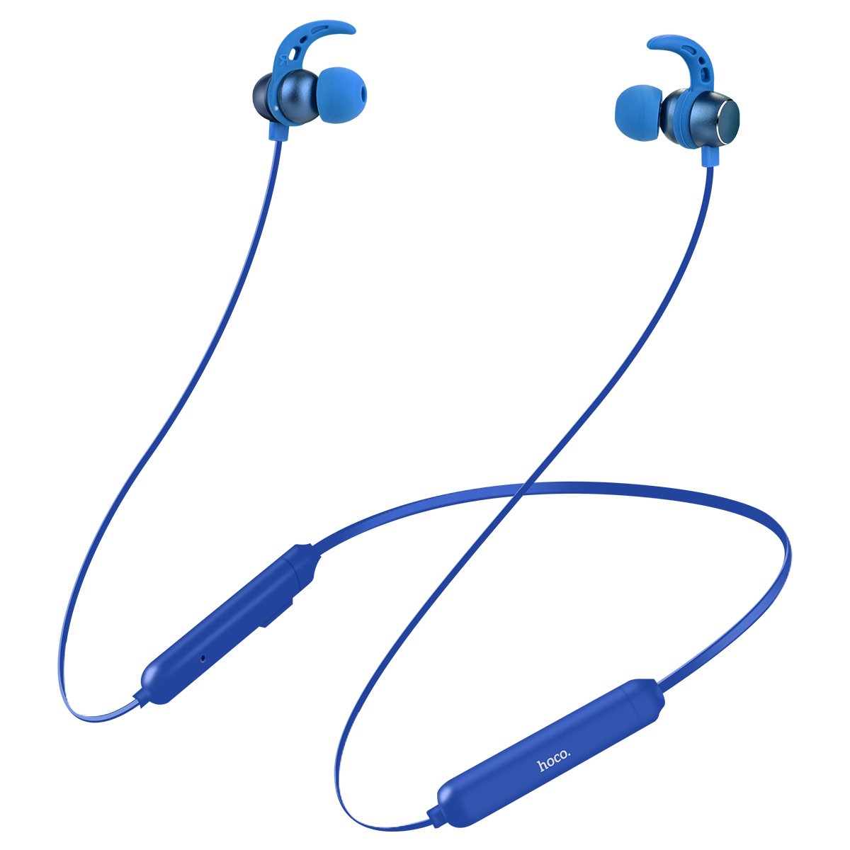 Hoco Wireless Bluetooth Headphones on Ear Earphones with Bass Driven Sound (Blue)