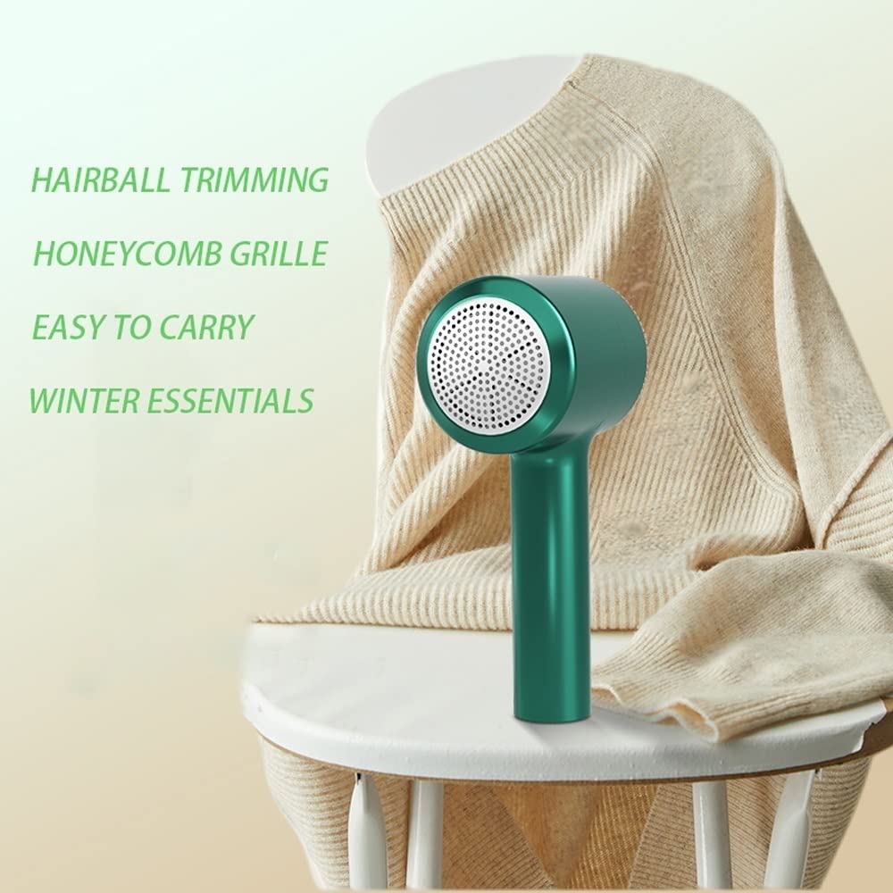 ALSAM Rasoio for Tessuti, rimuovi Tessuto Ricaricabile a 4 velocità, levapelucchi, Rasoio for Vestiti e mobili o Rasoio for Maglioni Che rimuove lanugine in Pile (Grey : White)