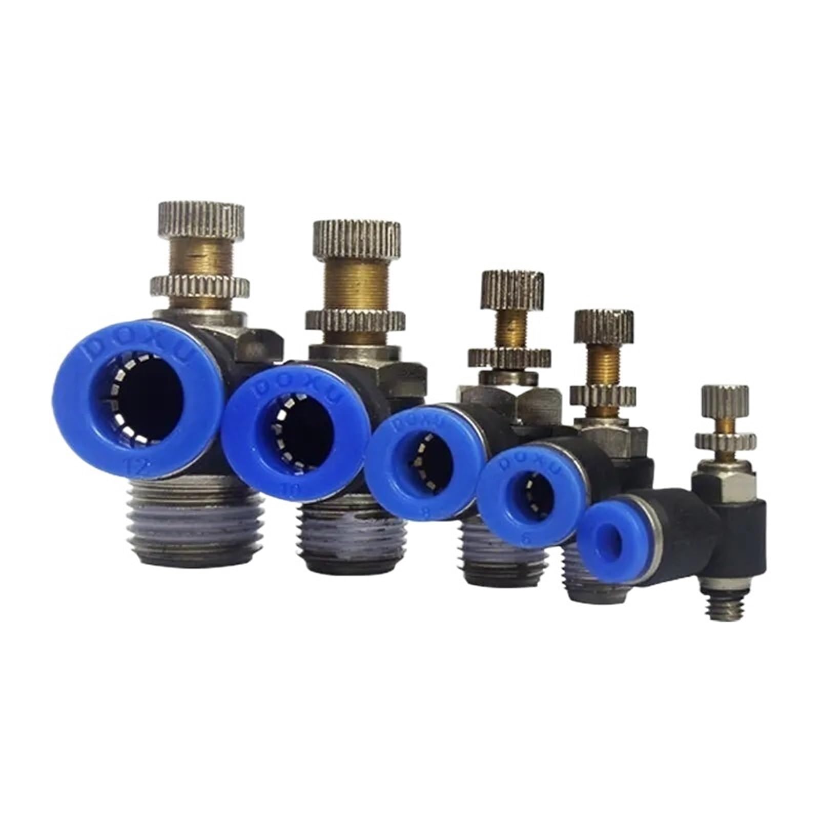 SL Type 4 6 8 10 12mm Fast Connection Pneumatic Fitting M5 1/8" 1/4" 3/8" 1/2" Air Speed Regulating Valves(SL8-04)