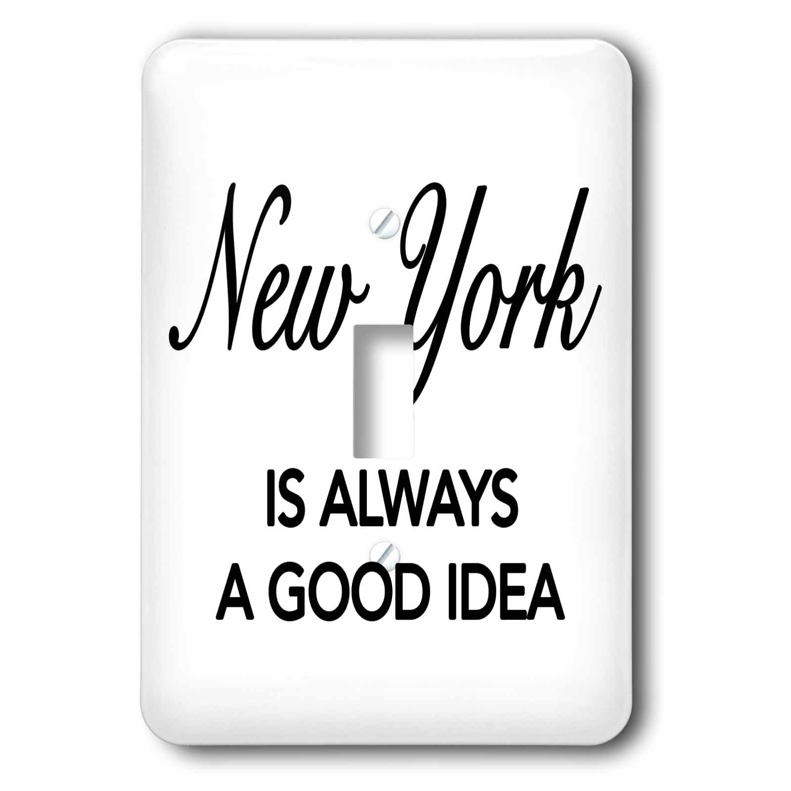 New York interrupteur simple à bascule décoratif NYC 3drose LSP 163815