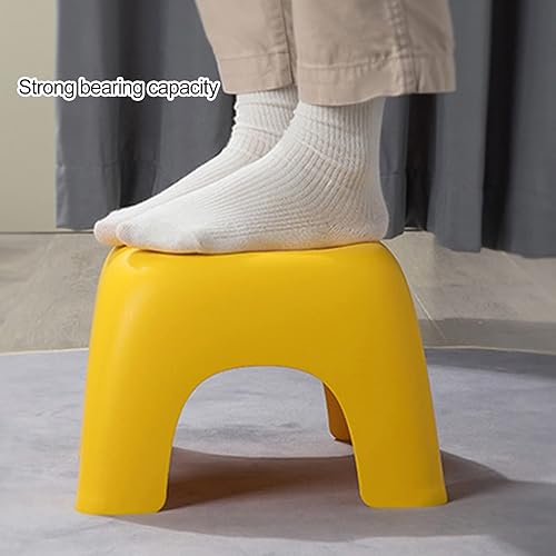 Miniatura 8 de clinmday Taburete pequeño, taburete acolchado, taburete para caminar, almohadilla antideslizante inferior sin esquinas afiladas, taburete portátil