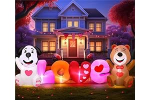 TURNMEON 8 Foot Long Valentines Day Inflatable Love Letters