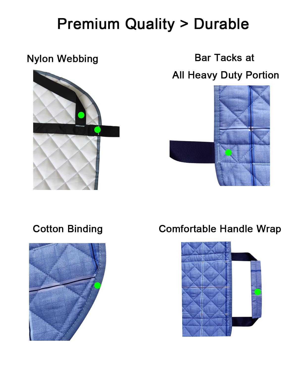 Almohadilla de cama de posicionamiento con asas, carcasa 100% algodón; sábanas deslizantes transpirables para pacientes para evitar llagas de cama; sábanas impermeables para cama de hospital,