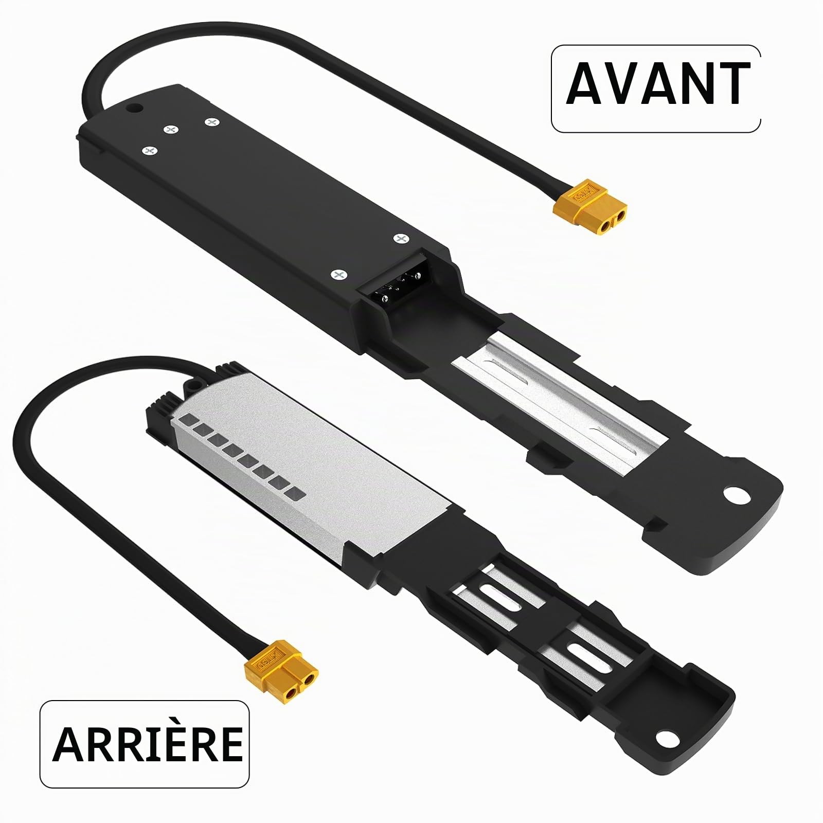 Yasco Plaque de montage de batterie de vélo électrique à 5 broches Hailong