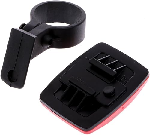 Miniatura 7 de Reflector reflector de manillar de bicicleta de bicicleta, luz de advertencia delantera y trasera, lente de seguridad, 1.126 in, blanco