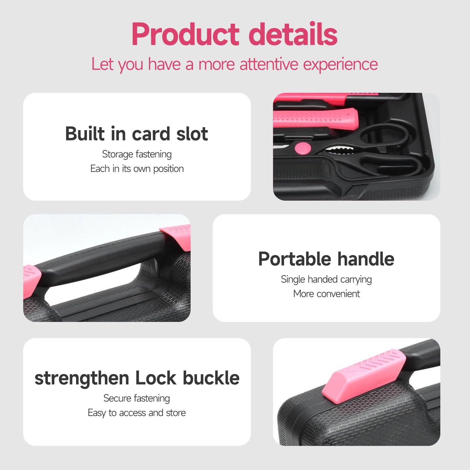 Lot De 39 Outils à Main Petite Boîte à Outils Pour Garage Maison Kit