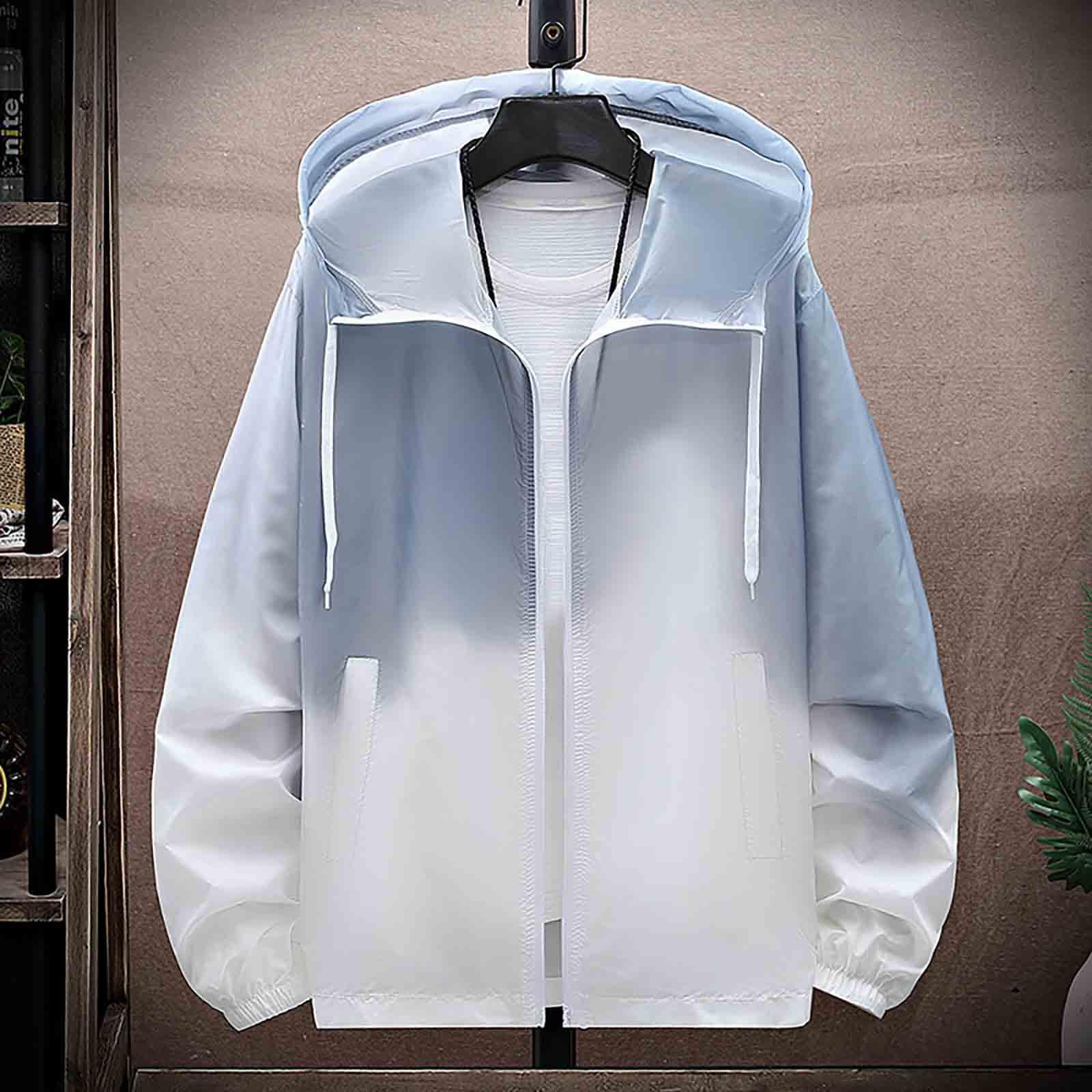 Women's Gradient Sun Protection Jacket Lightweight UPF 50+ Sun Hoodie Windbreaker Outdoor Travel Summer Protection Coat