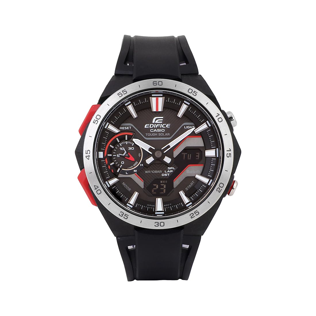 Casio Edifice ECB-2200P-1ADF Black Analog-Digital Dial Black Resin Strap Mens Watch Smartphone Link Tough Solar ED591 (B0CN28726X) Amazon Price History, Amazon Price Tracker