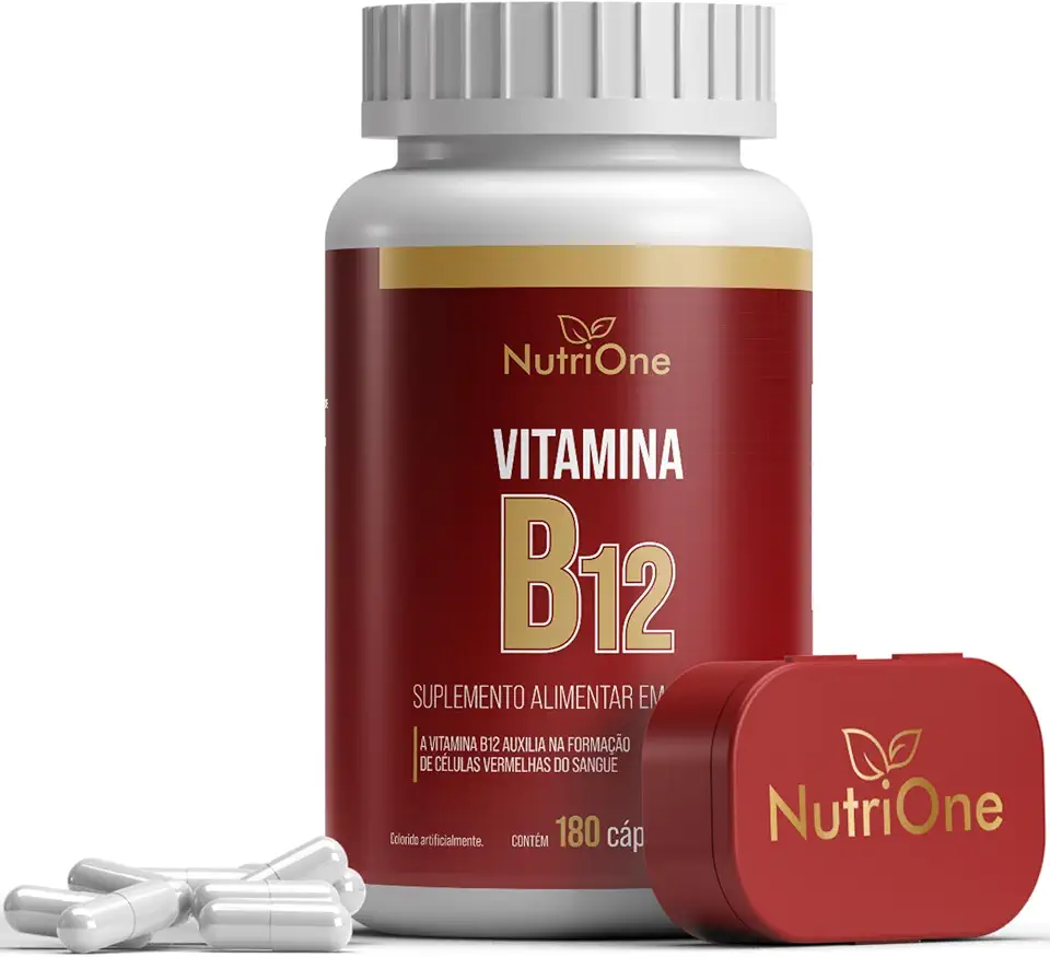 Vitamina B12 Máxima Concentração 180 Cápsulas - Nutrione