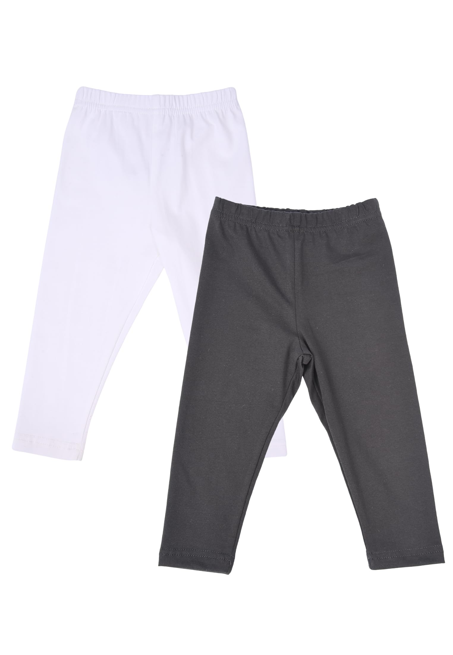 Ciabalù Leggings de Niña de Algodón de Verano Pantalón Largo Paquete de 2 Piezas