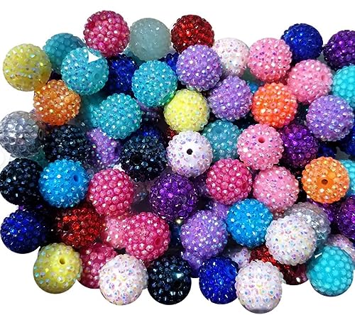 Cuentas de diamantes de imitación de resina Decoendiy para evitar piezas pesadas 2