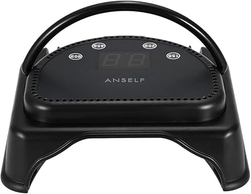 Miniatura 7 de Máquina para uñas Anself Pro 110 a 240 V (64 W), lámpara LED para secar y endurecer uñas de gel, herramienta de salón de belleza con mango para