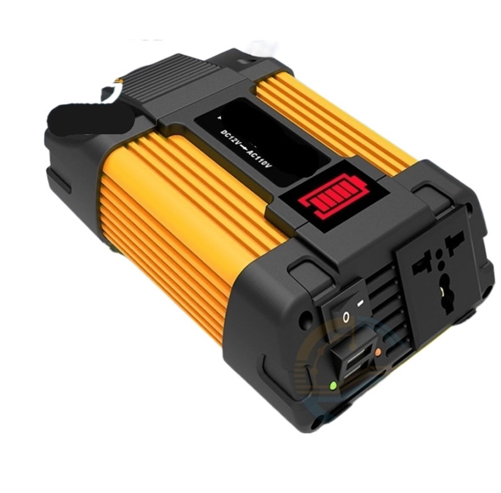 Inverter di Potenza, Convertitore di trasformatore DC-AC for auto da 6000 W, adattatore universale for presa con caricabatterie USB, stazione di ricarica rapida(6000W)