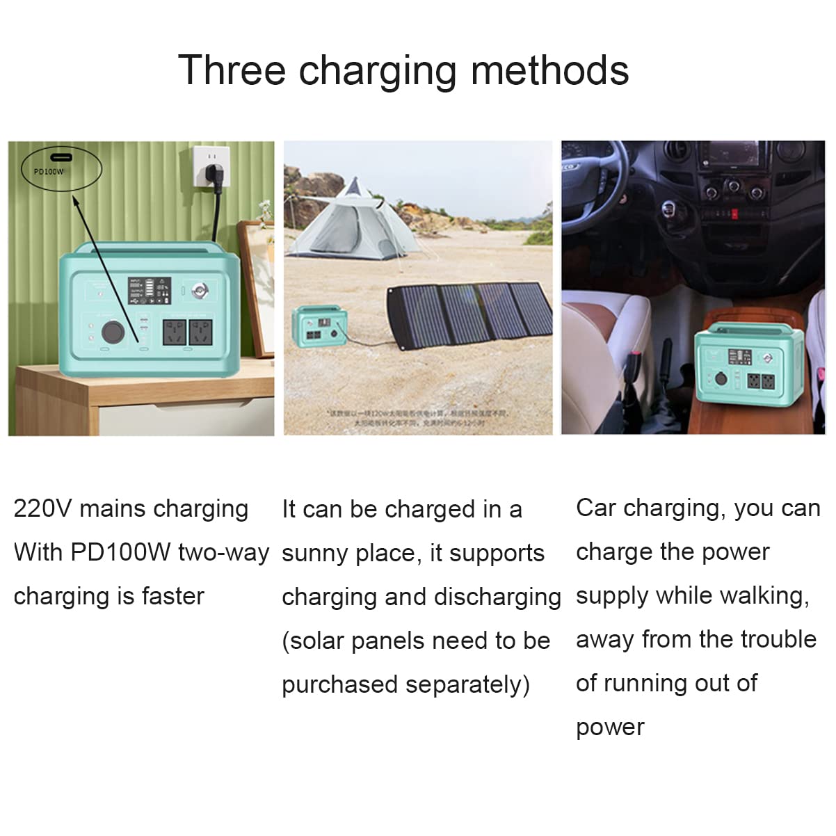 700W 187200mAh 674WH Estación de energía portátil Batería LiFePO4 con luz LED Generador de batería con Salidas AC DC USB para emergencias al Aire Libre