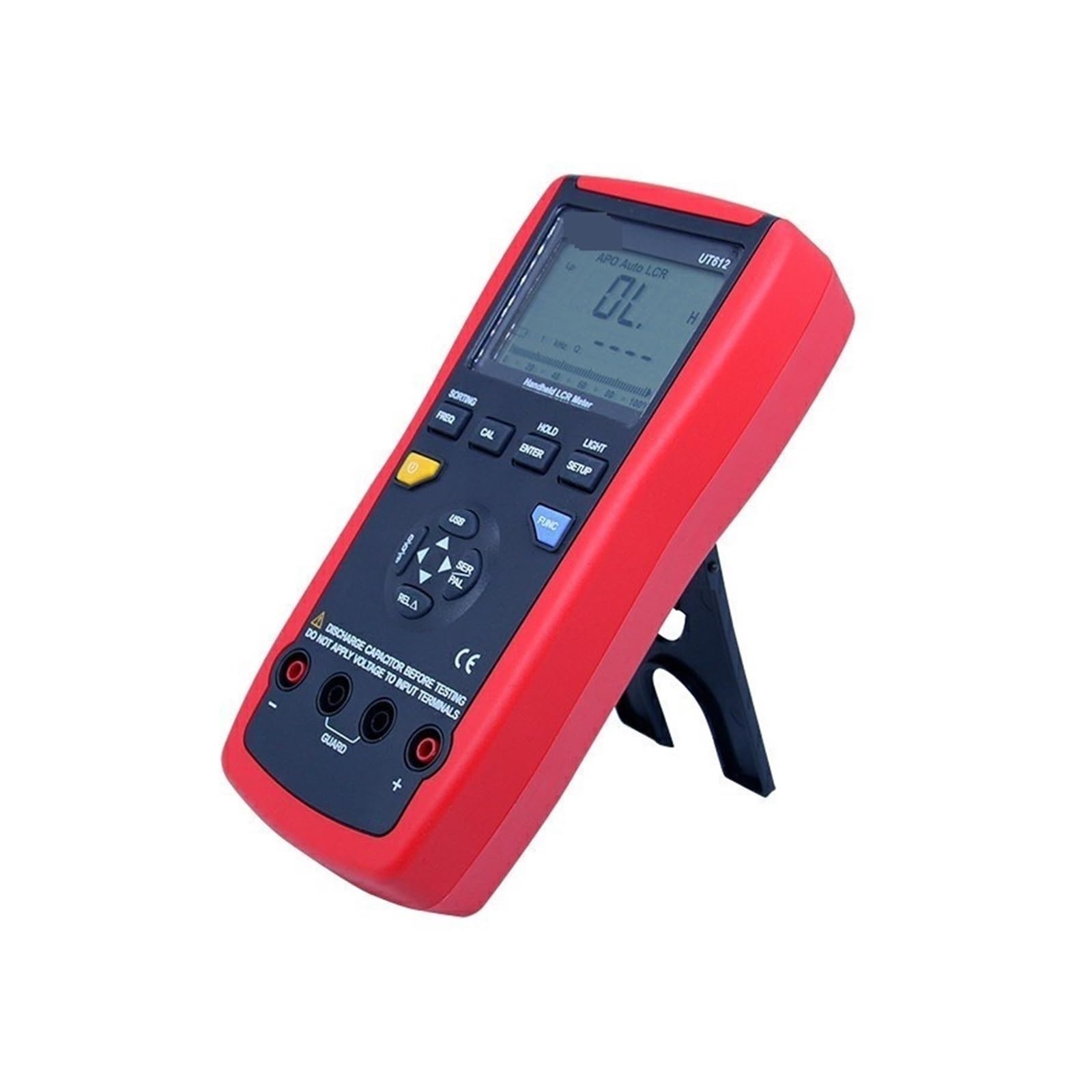 Medidor LCR; Medidor de Puente Digital LCR de Alta precisión de 10 KHz/100 KHz/Probador de inductores/capacitores/resistencias | UT611