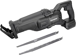 Cordless Reciprocating Saw for Dewalt 20V Battery, Power Recipro Saw Brushless Motor 0-4000SPM for Wood, Metal, PVC Pipe, Lightweight & Professional Power Tool(NO Battery)