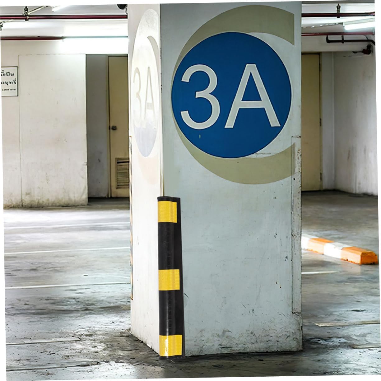 2pcs Reflective Wall Corner Guards Rubber Garage Bumpers for Cars Corner Protectors for Cars