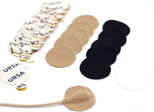 URSA Soft Circles fundas suaves reutilizables que proporcionan un escudo contra el viento y el camuflaje para micrófonos Lavalier. (15 círculos