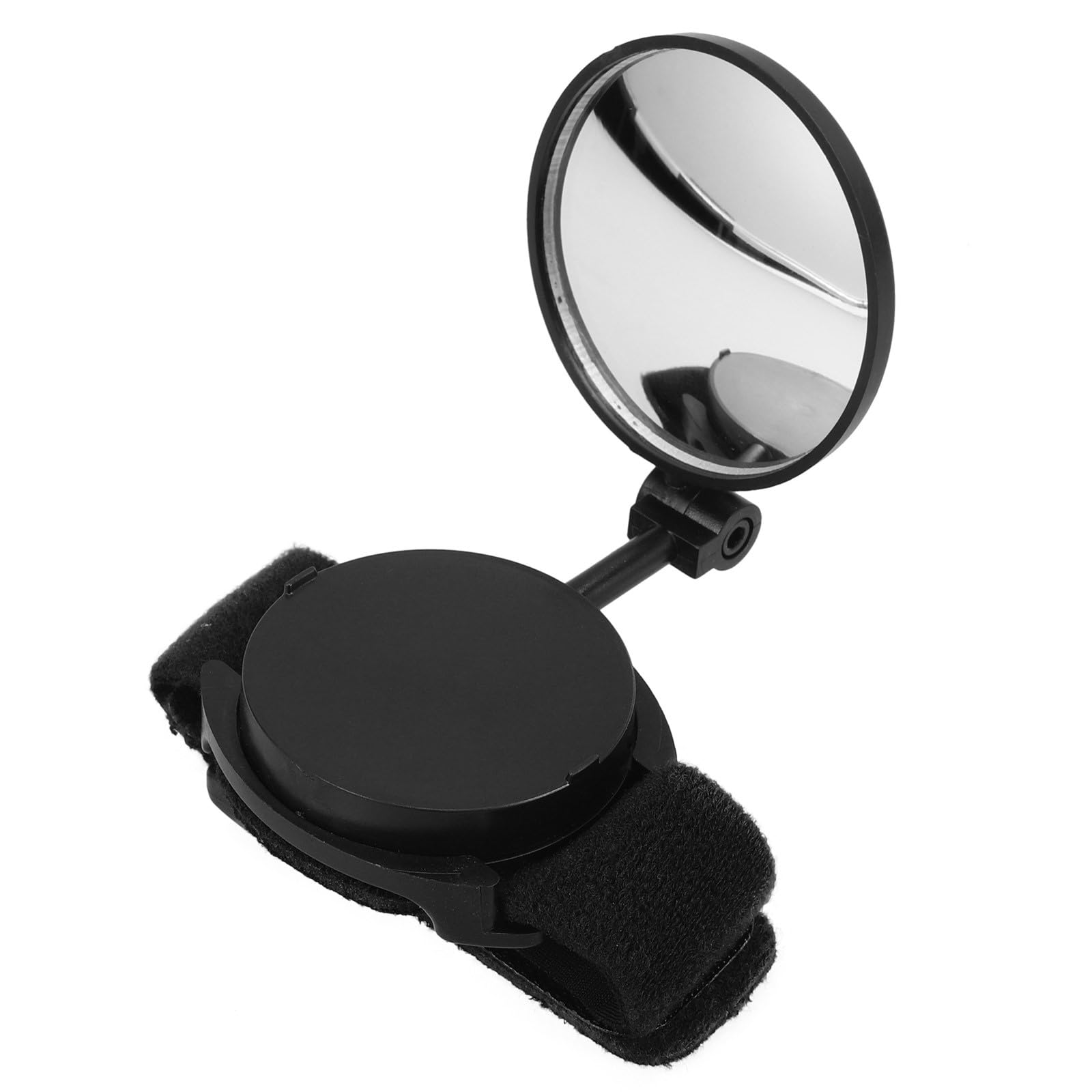 Generic Cycling Rear View Mirror Lightweight Adjustable Wristband with Rotatable Arm for Mountain and Road Bike Use
