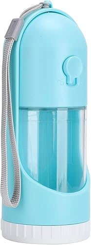 Miniatura 5 de Pet Collapsible Drink Bottle, Portable Water Dispenser for Dogs and Cats, Telescopic Travel Cup with Water Lock Button, Built - in Filter and
