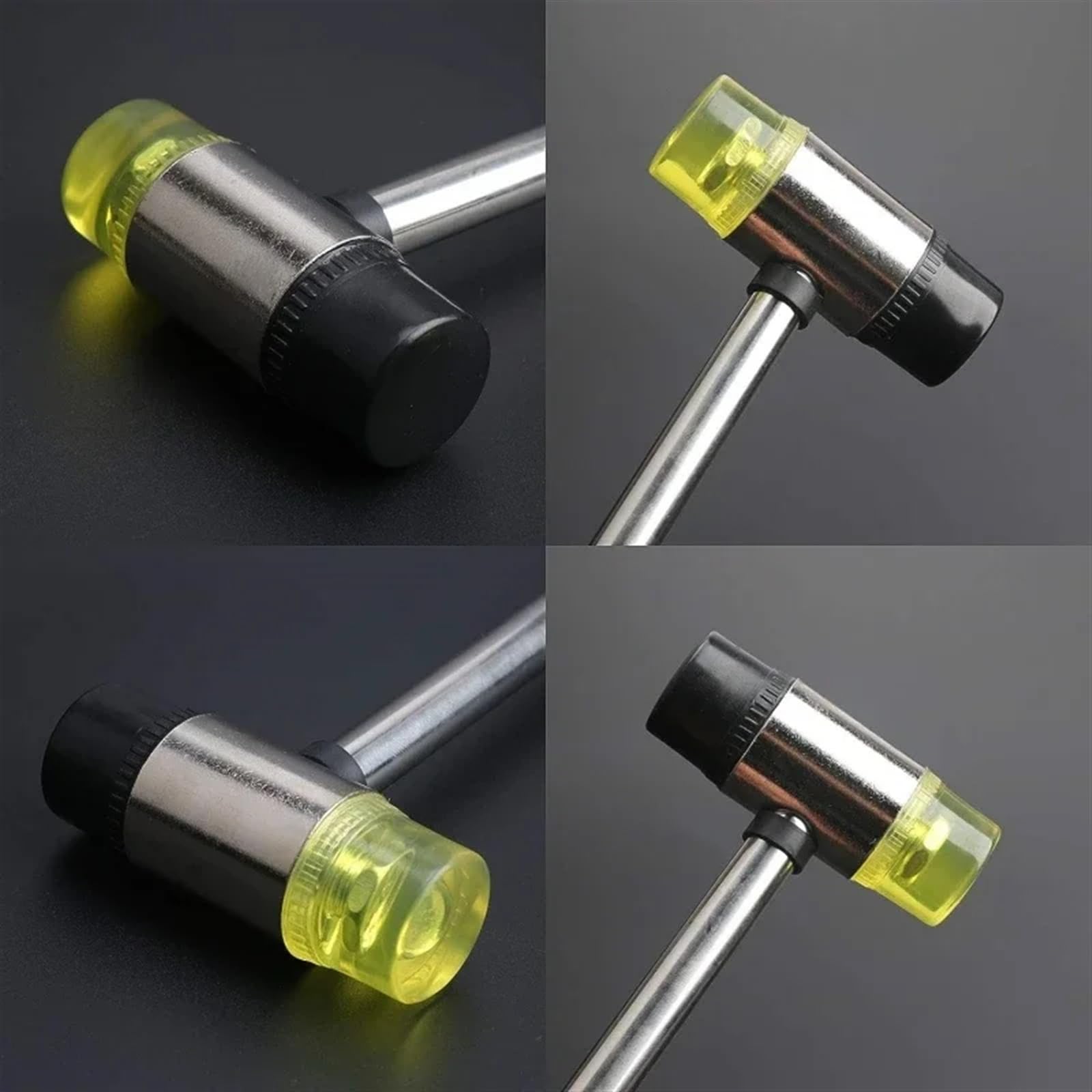 25mm 30mm 35mm 40mm Mini Martello Testa in Nylon Maglio Strumento Manuale Manico Antiscivolo Gomma in Utilizzato Come Legno Plastica Gioielli Artigianato Per Campeggio e Piastrellista