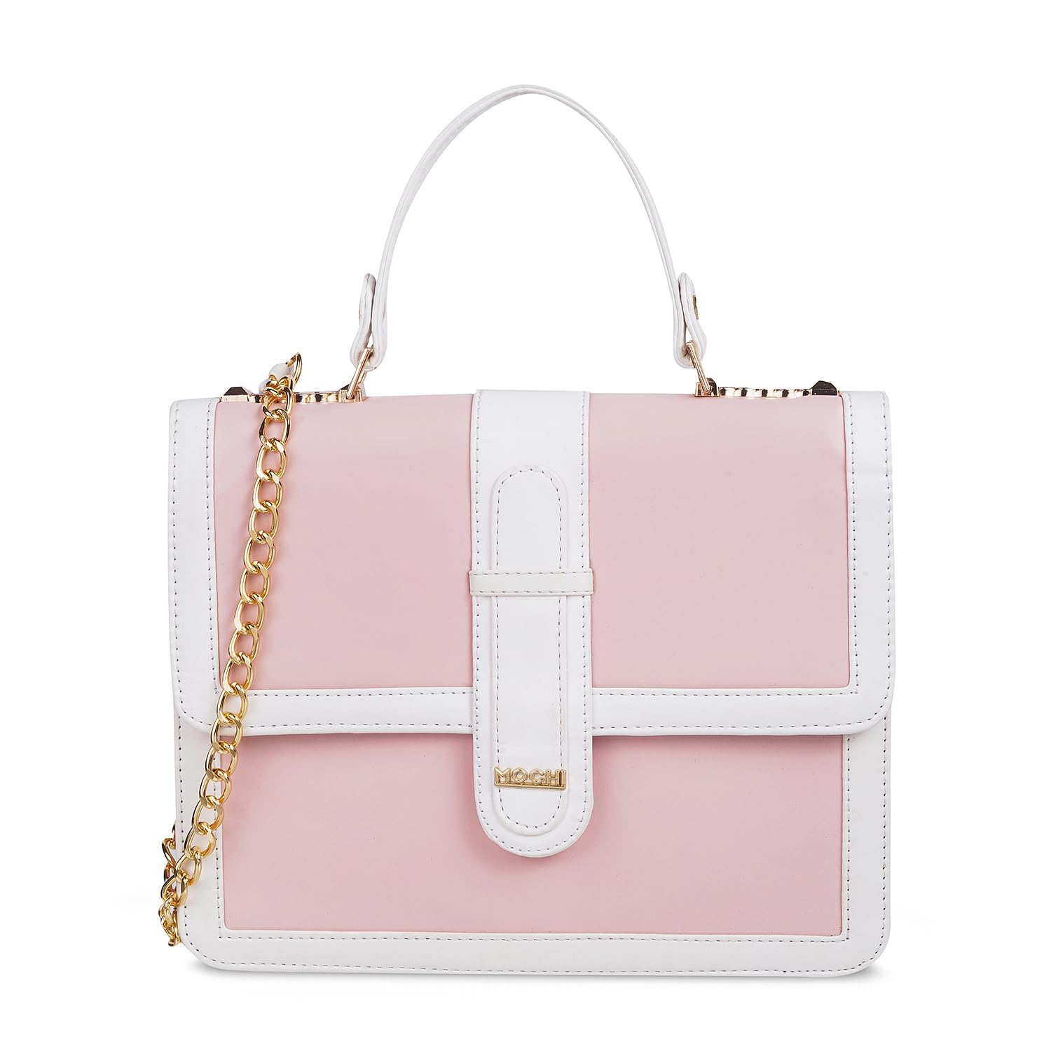 Mochi Women Pink Flap Over Fancy Sling bag (230-2) (B0D5HG8CWV) Amazon Price History, Amazon Price Tracker