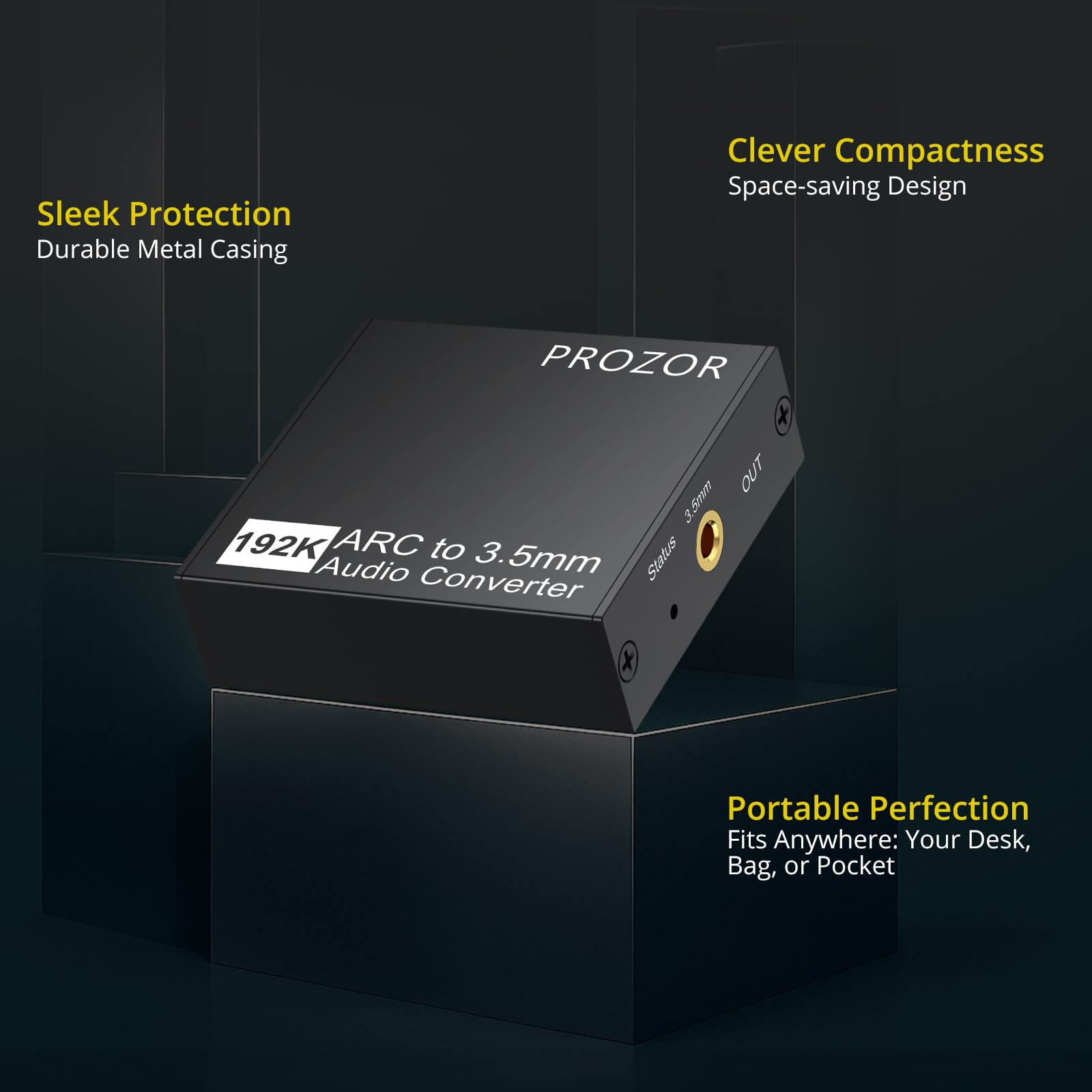 Amazon.co.jp: PROZOR 192KHz HDMI ARC - 3.5mm L/R オーディオ
