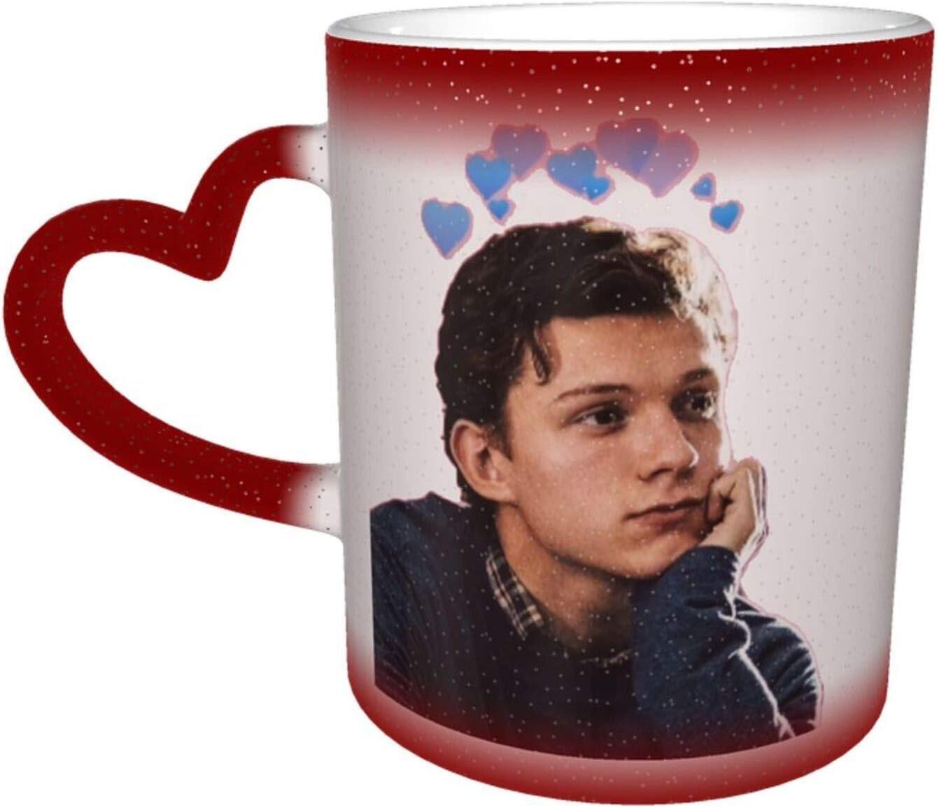 VJSDIUD Actor Tom Ho Lla Nd Coffee Mug Design Ceramic Heat Sensitive Mug Color Changing Mug in The Sky