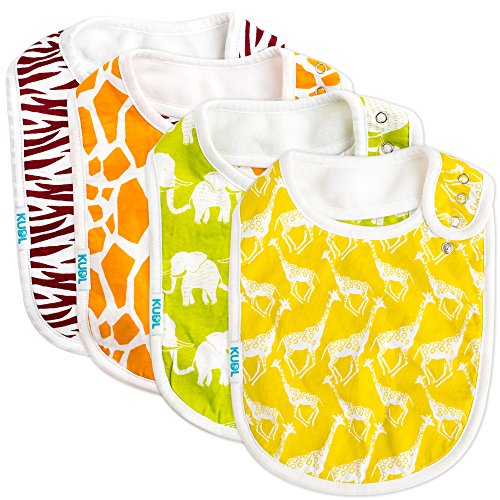Baby Bib Large Toddler Burpy Absorbent Feeding Reflux Drool Teething Snap Button