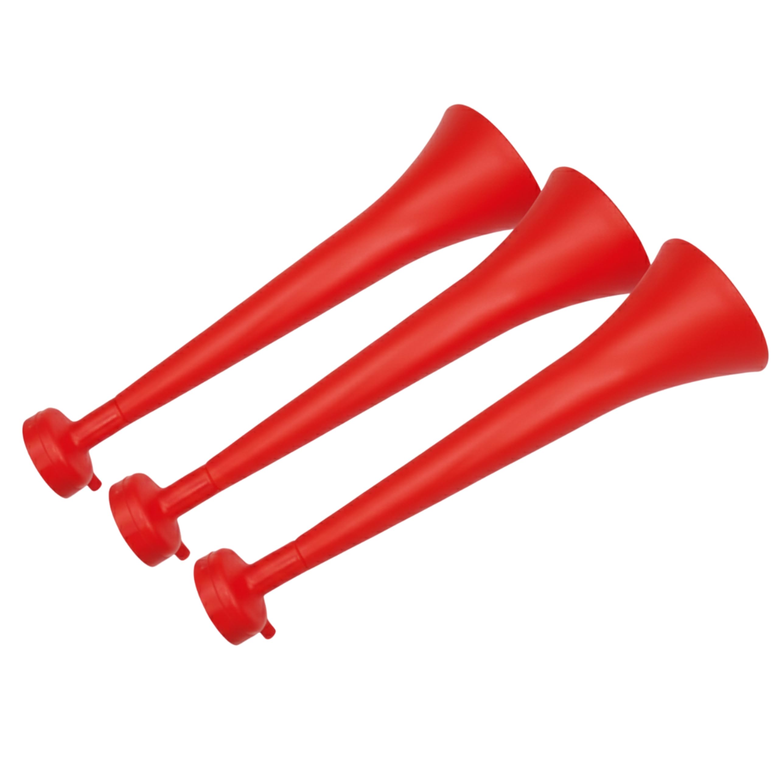 Pack 3 Vuvuzelas de Plástico Resistente. Trompetas de Animación para Fútbol, Eventos Deportivos y Fiestas. Bocina Ruido Extremo 120 DB. Cotillón para Aficionados — view 10