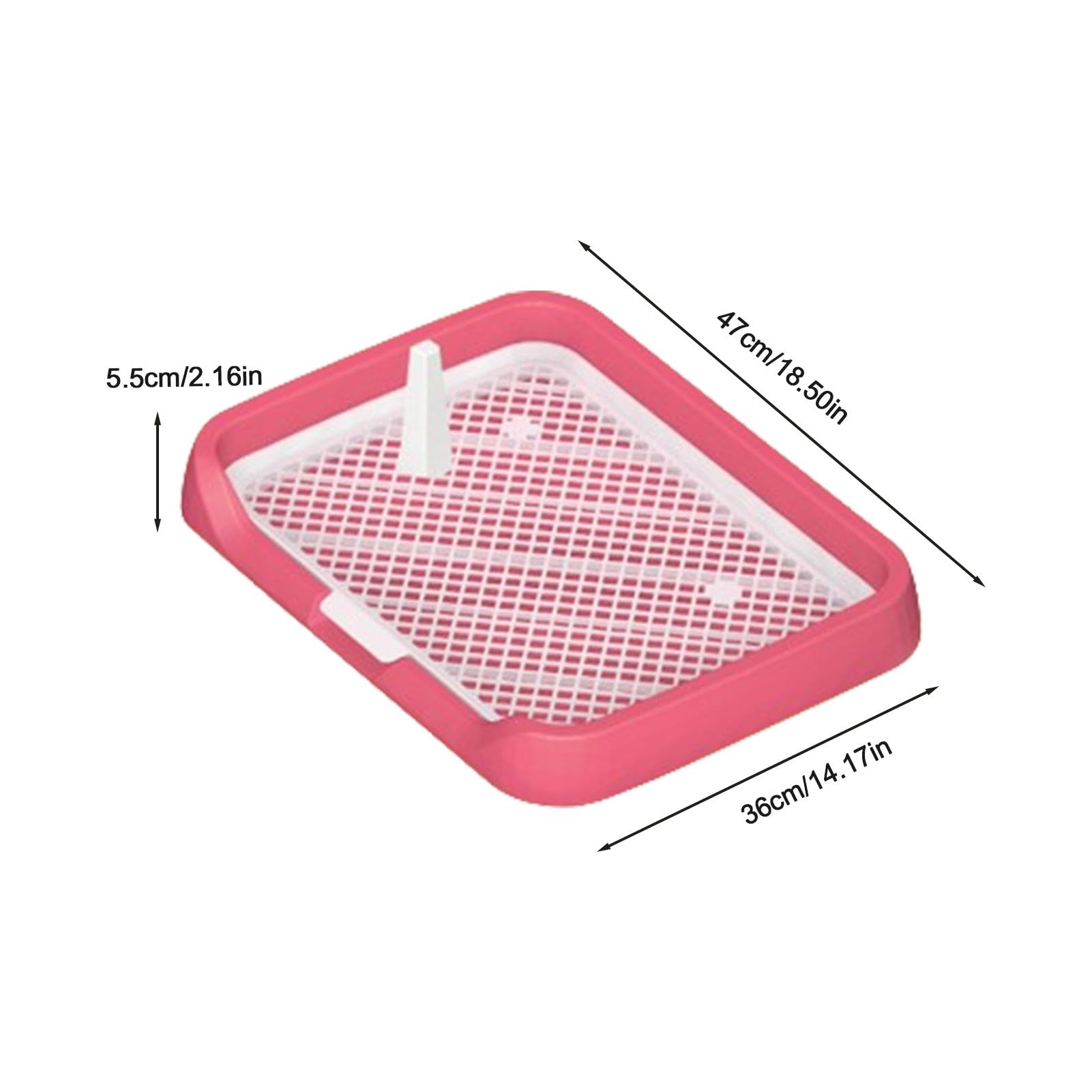 Mesh Grids Toilette - Pee Pad Flat Potty Tray for Dogs with Mesh Grids - Reusable Easy Installation Pee Holder Pet Potty Supplies for Dogs, Puppies, Pets