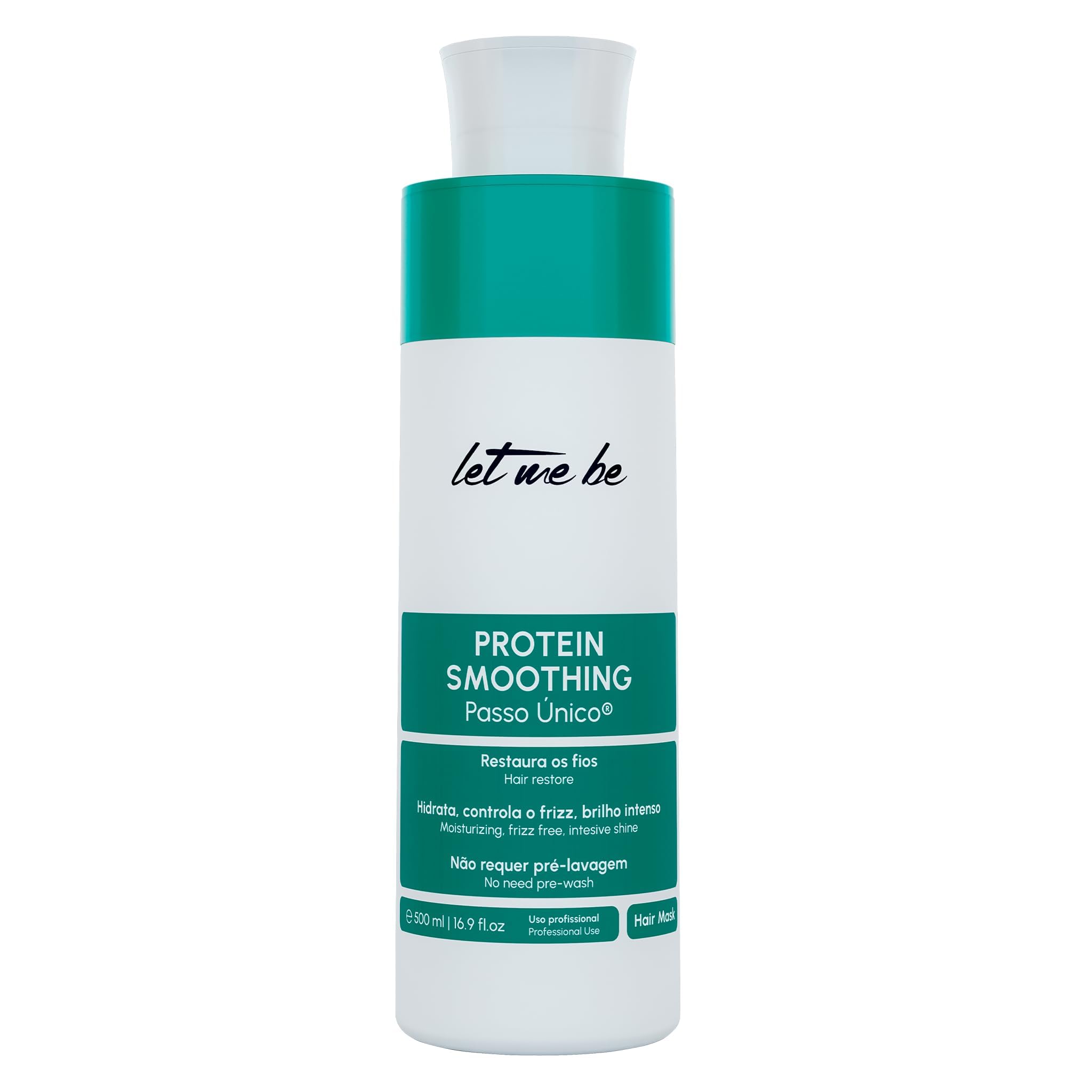 Let Me Be - Protein Smoothing | Keratina Lisciante per Capelli | Stiratura Brasiliana Organica in Un Solo Passaggio, Senza Formaldeide | Trattamento Lisciante alla Cheratina Fino a 6 Mesi - 500ml