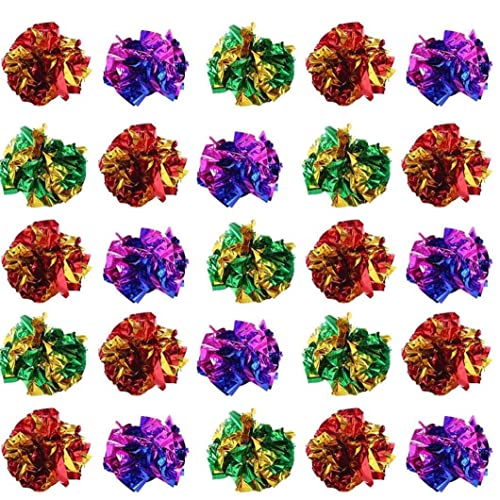 30 Pezzi 3 Cm Palline Giocattolo Colorate Per Gatti Morbidi - Foto 9