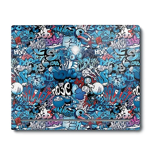 Image of MightySkins Skin Compatible with Alienware X16 R1 (2023) Full Wrap Kit - Blue Meanies | Protective, Durable, and Unique Vinyl Decal wrap Cover | Easy to Apply & Change Styles | Made in The USA