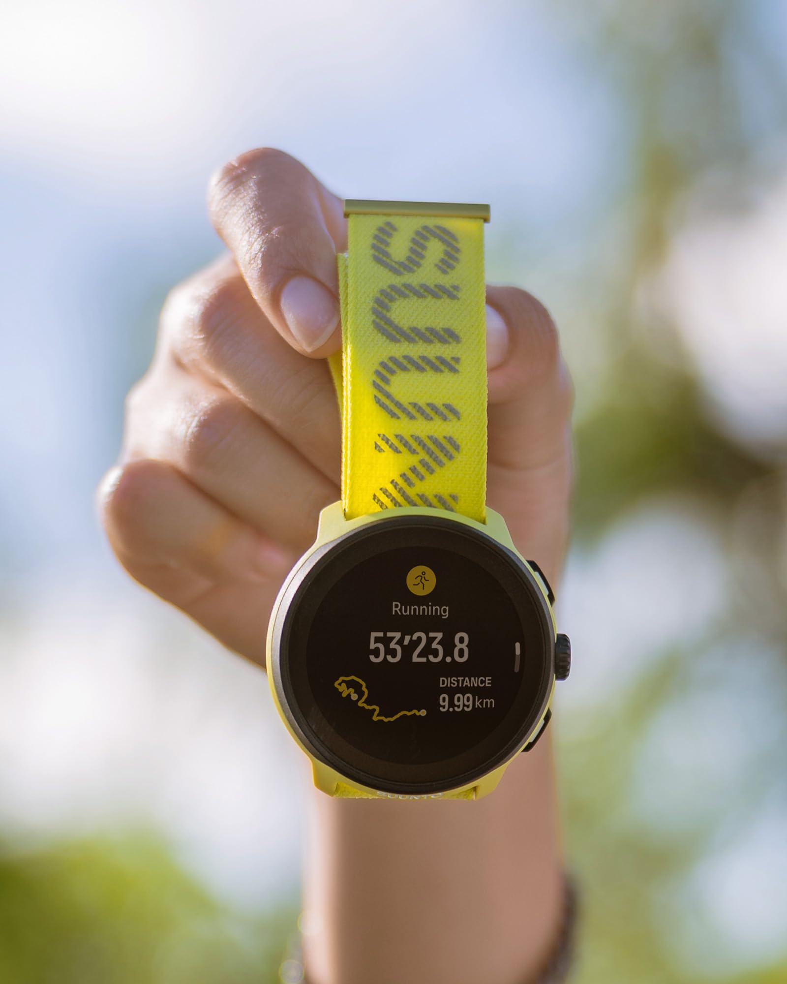 22 ATH7 LOOP TEXTILE STRAP LIME S+M